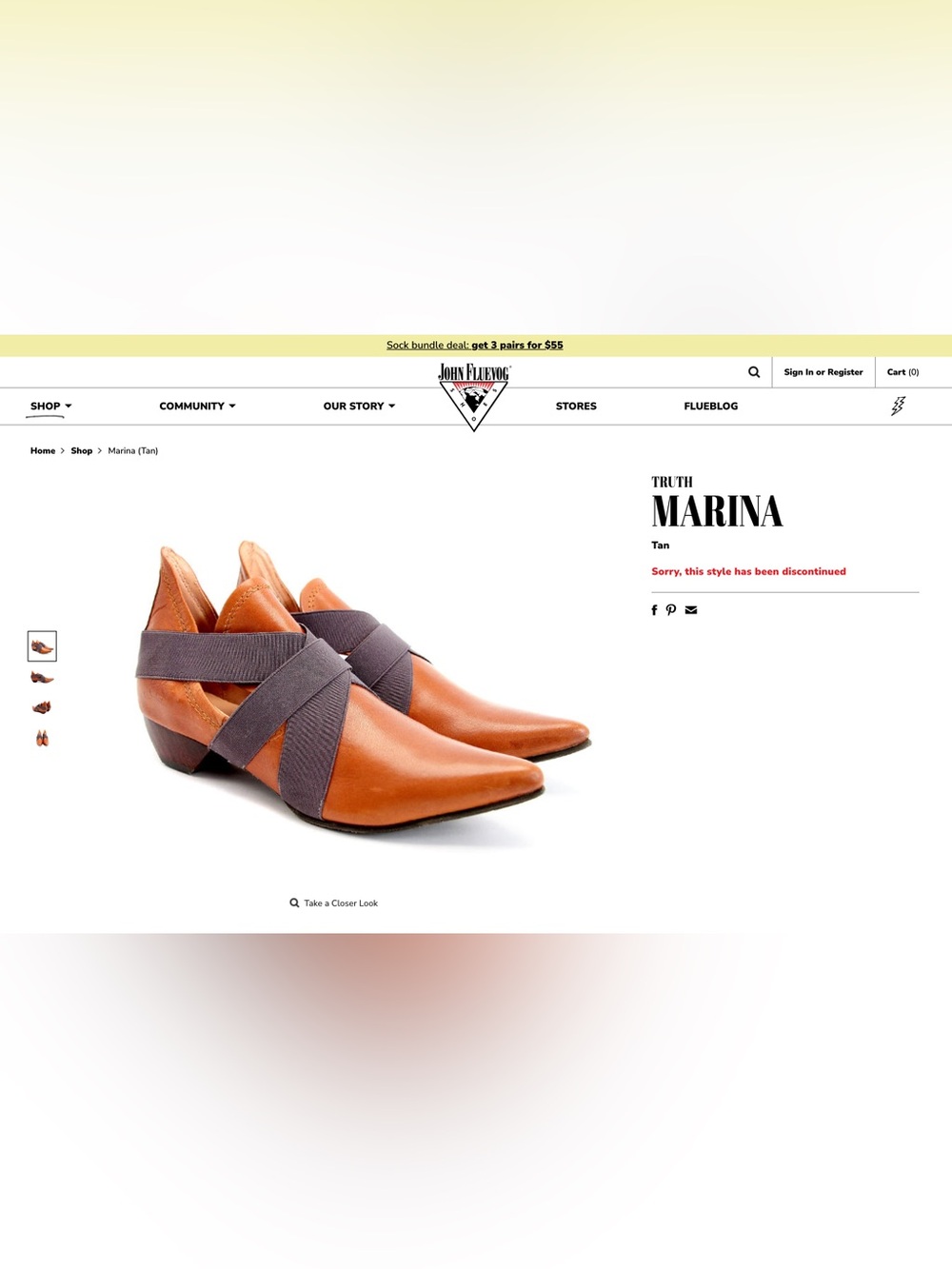 John Fluevog Truth Marina in Tan - Picture 13 of 13